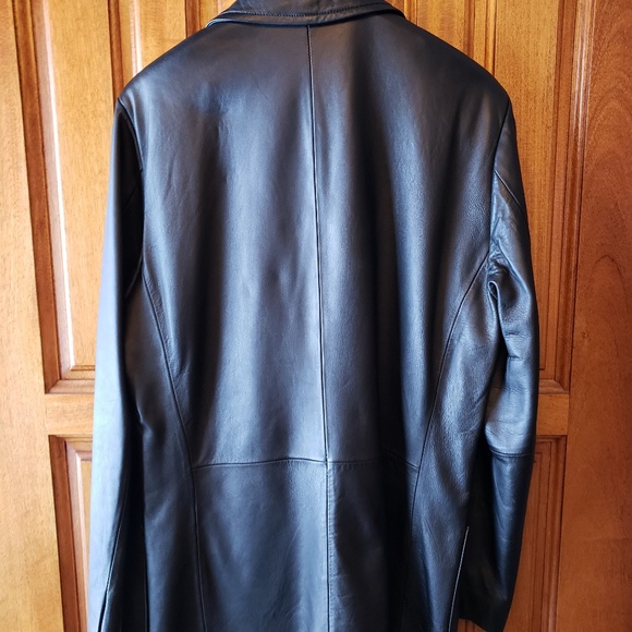Kenneth Cole Men's Leather Coat